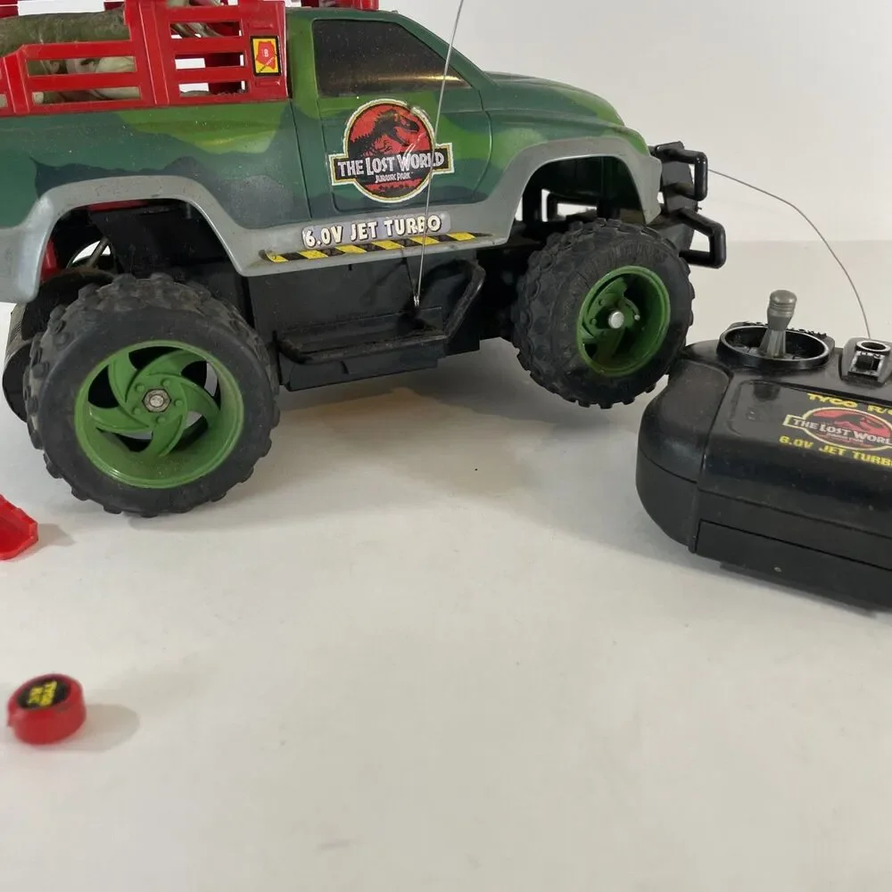 Vintage Jurassic Park Lost World TYCO R/C Jet Turbo Truck Parts Or Repair